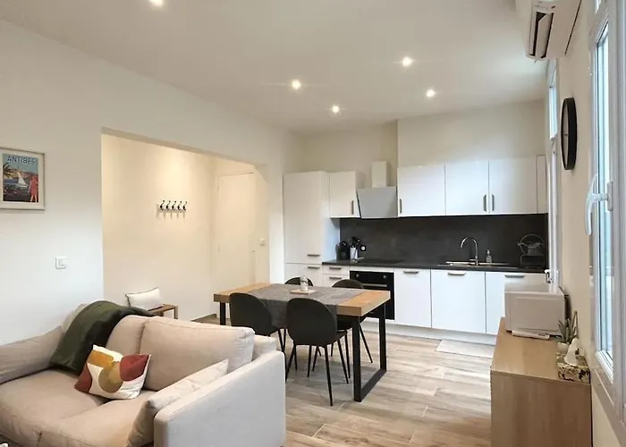 Le Bruna: 4 Prs, Clim, 10 Min Plages Apartament
