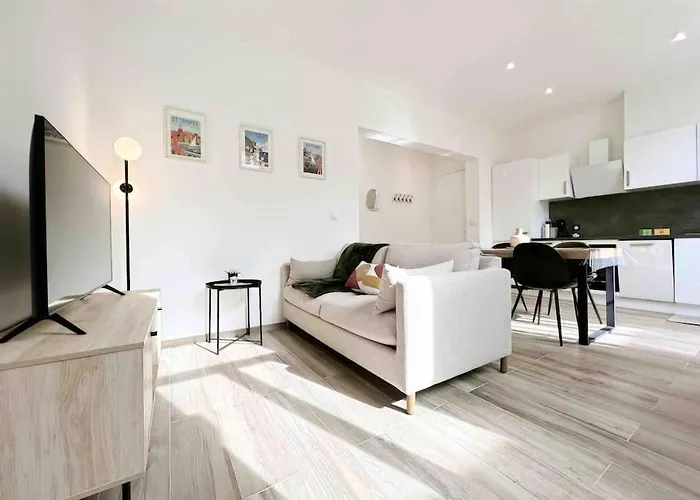 Apartament Le Bruna: 4 Prs, Clim, 10 Min Plages