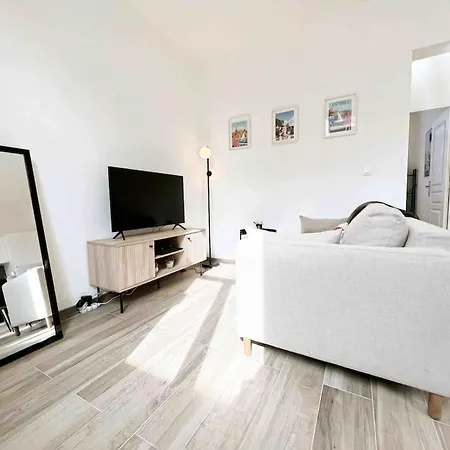 Le Bruna: 4 Prs, Clim, 10 Min Plages Apartament Antibes