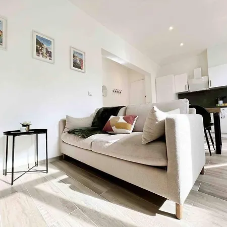 Le Bruna: 4 Prs, Clim, 10 Min Plages Apartament Antibes
